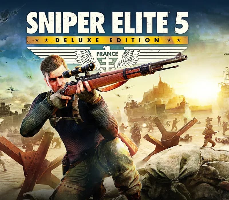 Okładka gry Sniper Elite 5 Deluxe Edition STEAM KLUCZ