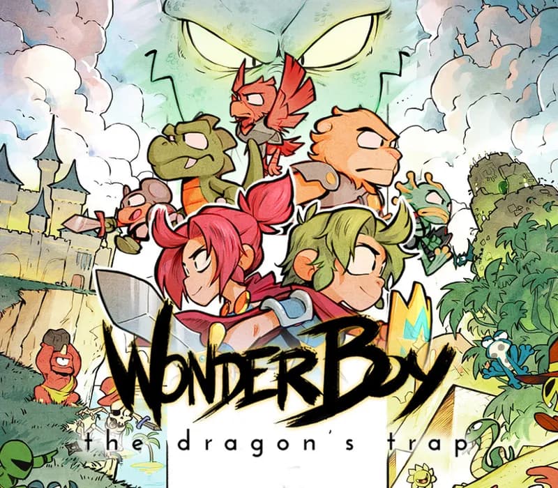Okładka gry WONDER BOY THE DRAGON'S TRAP Xbox One & Series X/S