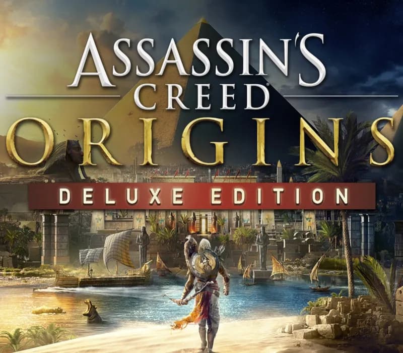 Okładka gry ASSASSIN'S CREED: ORIGINS DELUXE EDITION Xbox One & Series X/S