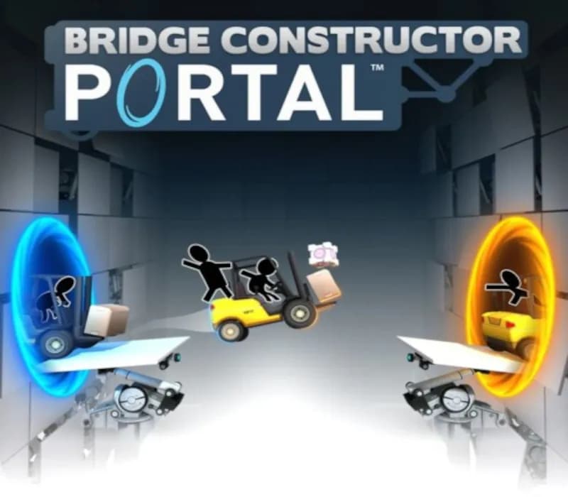 Okładka gry BRIDGE CONSTRUCTOR PORTAL Xbox One & Series X/S