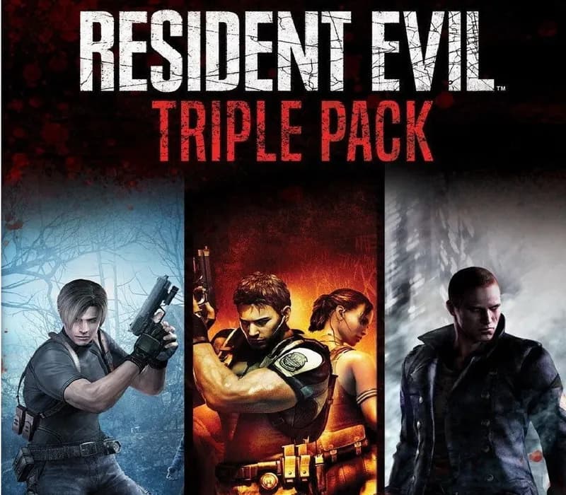 Okładka gry RESIDENT EVIL 4/5/6 PACK Xbox One & Series X/S