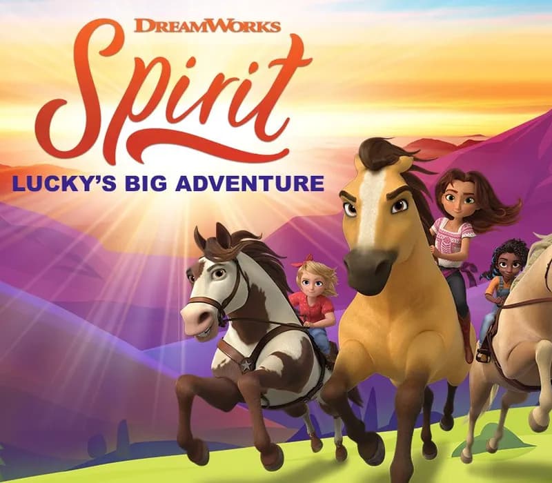Okładka gry SPIRIT LUCKY'S BIG ADVENTURE MUSTANG WIELKA PRZYGODA LUCKY Xbox One & Series X/S