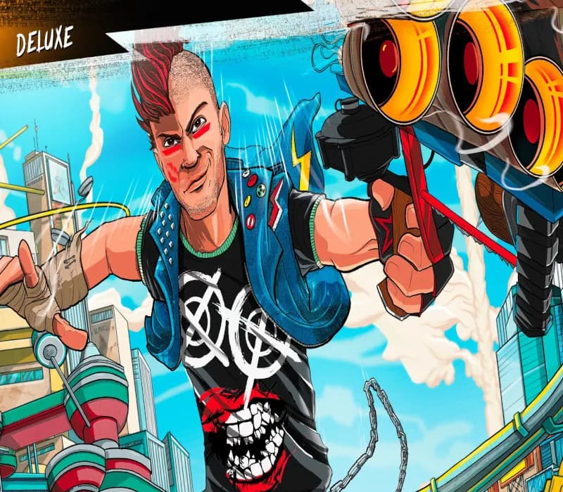Okładka gry SUNSET OVERDRIVE DELUXE EDITION Xbox One & Series X/S