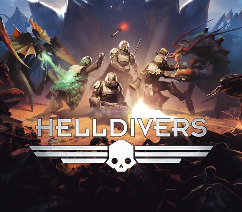 Okładka gry HELLDIVERS STEAM KLUCZ