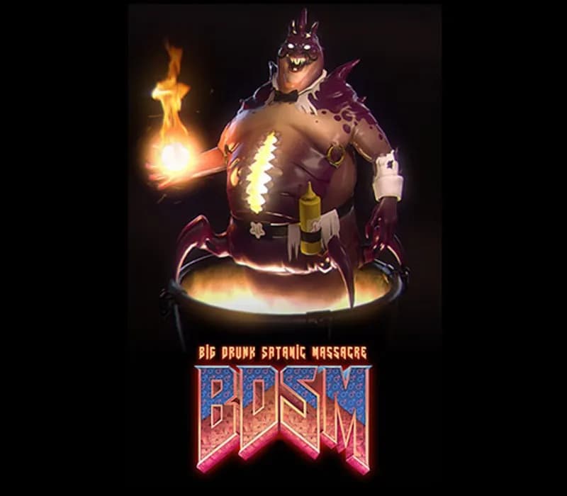 Okładka gry BDSM: Big Drunk Satanic Massacre STEAM KLUCZ