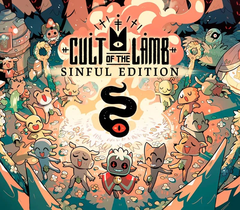 Okładka gry CULT OF THE LAMB SINFUL EDITION Xbox One & Series X/S