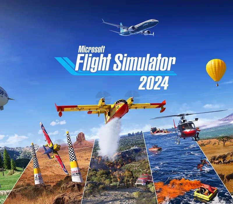 Okładka gry MICROSOFT FLIGHT SIMULATOR 2024 Xbox Series X/S