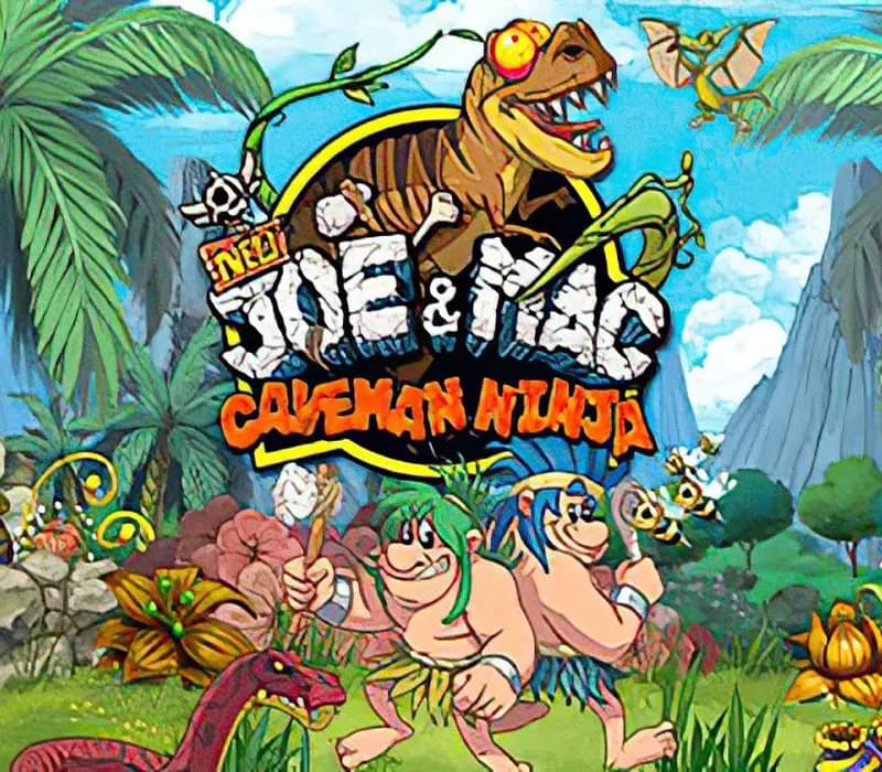 Okładka gry NEW JOE & MAC CAVEMAN NINJA Xbox Series X/S