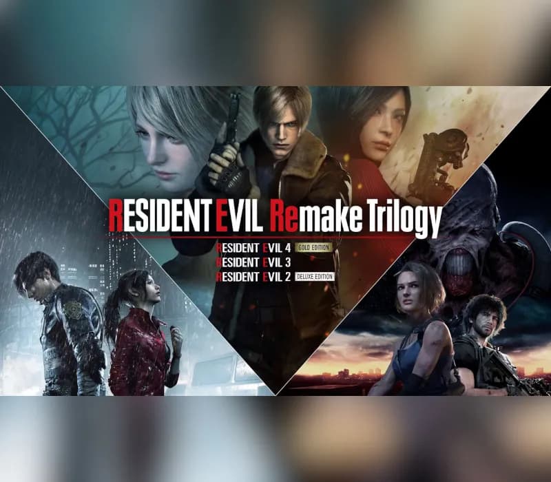 Okładka gry RESIDENT EVIL REMAKE TRILOGY Xbox One & Series X/S