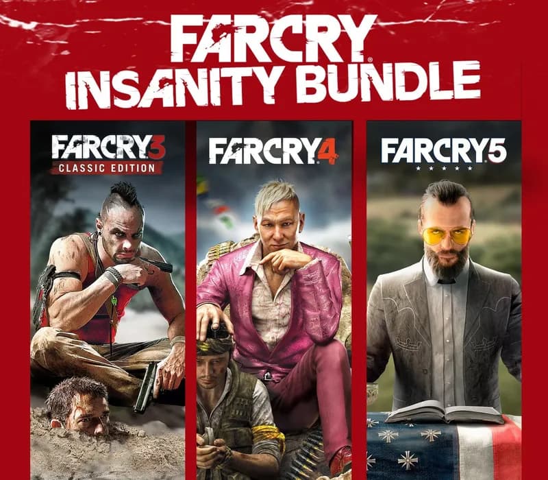 Okładka gry FAR CRY INSANITY BUNDLE Xbox One & Series X/S