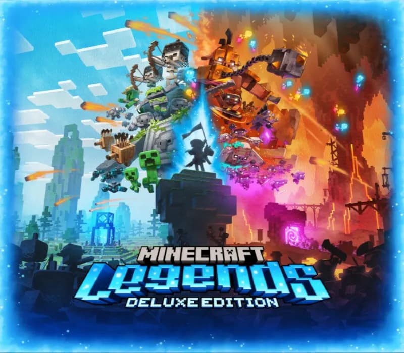 Okładka gry MINECRAFT LEGENDS DELUXE EDITION Xbox One & Series X/S