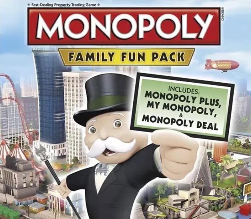 Okładka gry MONOPOLY FAMILY FUN PACK Xbox One & Series X/S