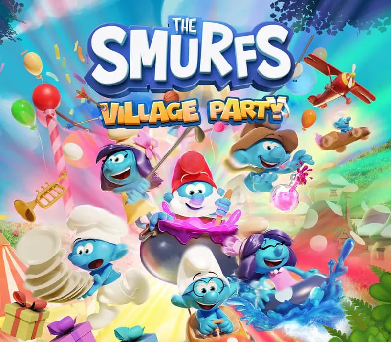 Okładka gry The Smurfs - Village Party STEAM KLUCZ
