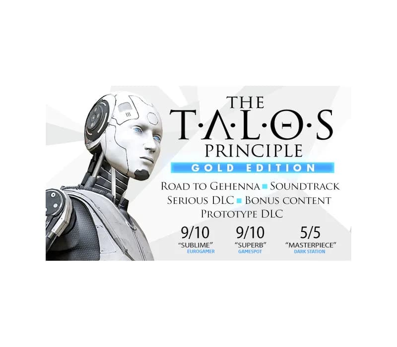 Okładka gry The Talos Principle Gold Edition STEAM KLUCZ