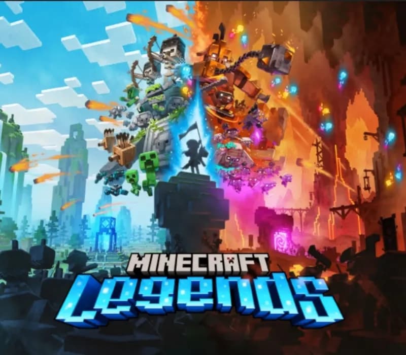 Okładka gry MINECRAFT LEGENDS Xbox One & Series X/S