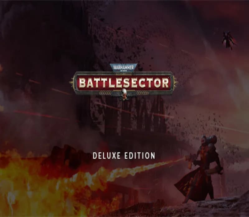 Okładka gry Warhammer 40,000: Battlesector Deluxe (2023) Edition