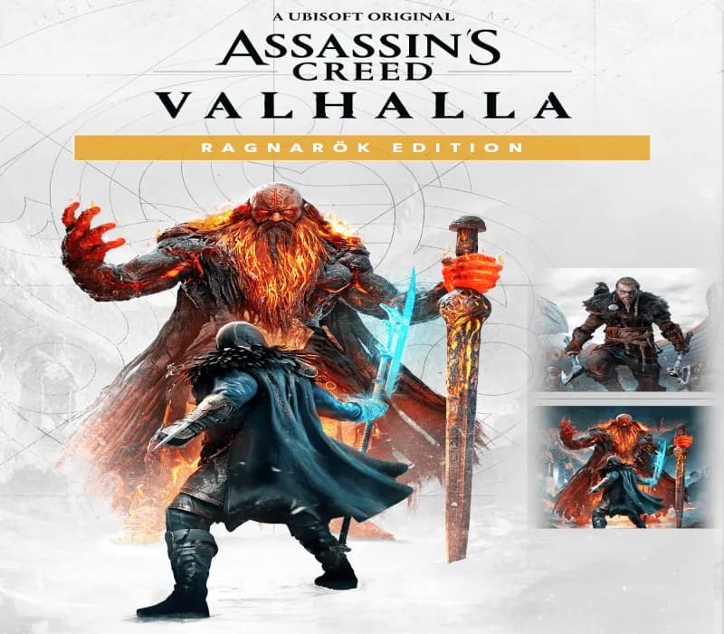 Okładka gry ASSASSIN'S CREED VALHALLA RAGNAROK EDITION Xbox One & Series X/S