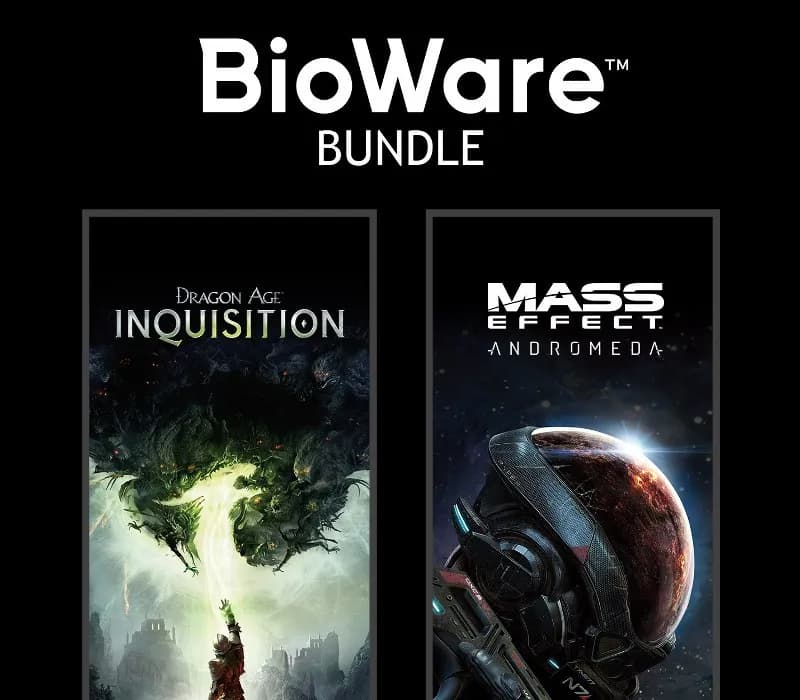 Okładka gry THE BIOWARE BUNDLE MASS EFFECT ANDROMEDA + DRAGON AGE INKWIZYCJA Xbox One & Series X/S