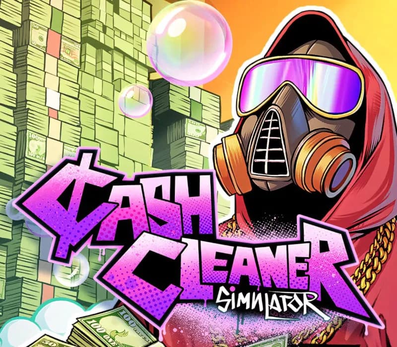 Okładka gry Cash Cleaner Simulator STEAM KLUCZ