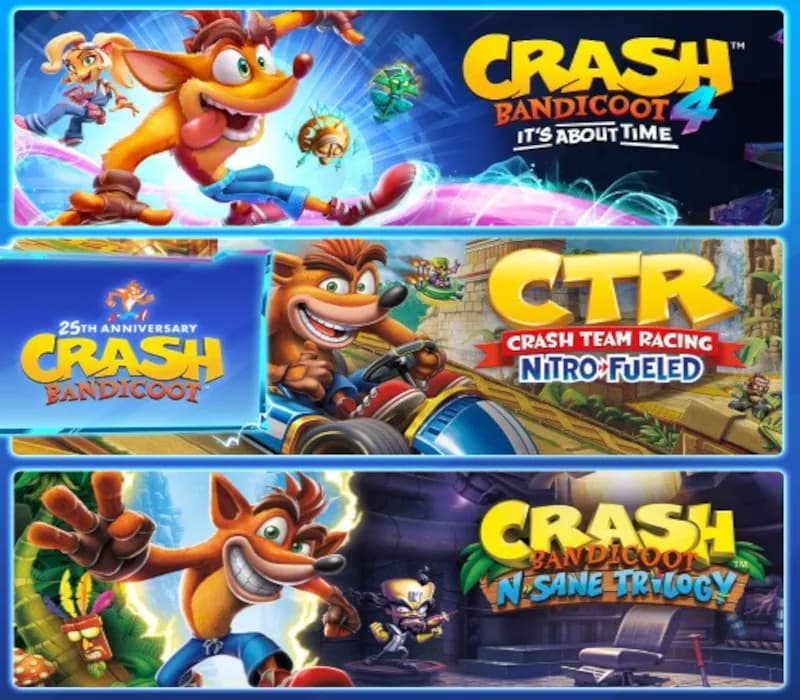 Okładka gry CRASH BANDICOOT CRASHIVERSARY BUNDLE Xbox One & Series X/S