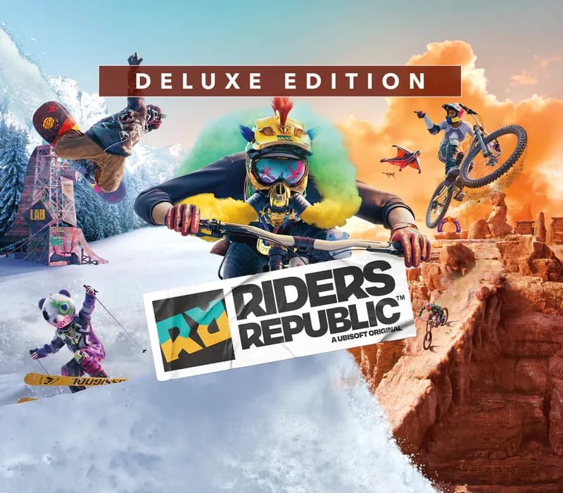 Okładka gry RIDERS REPUBLIC DELUXE EDITION Xbox One Series X/S KOD KLUCZ Xbox One & Series X/S