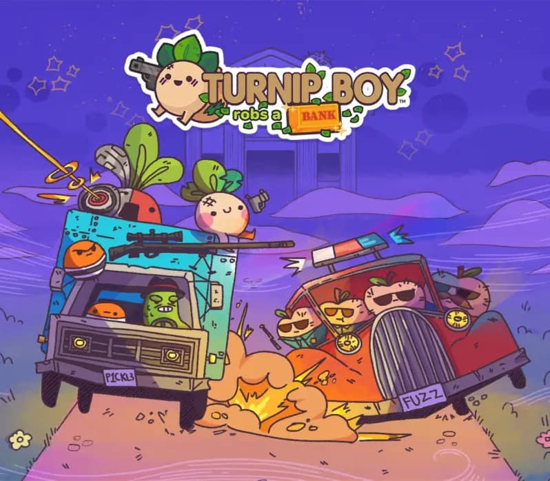 Okładka gry TURNIP BOY ROBS A BANK Steam