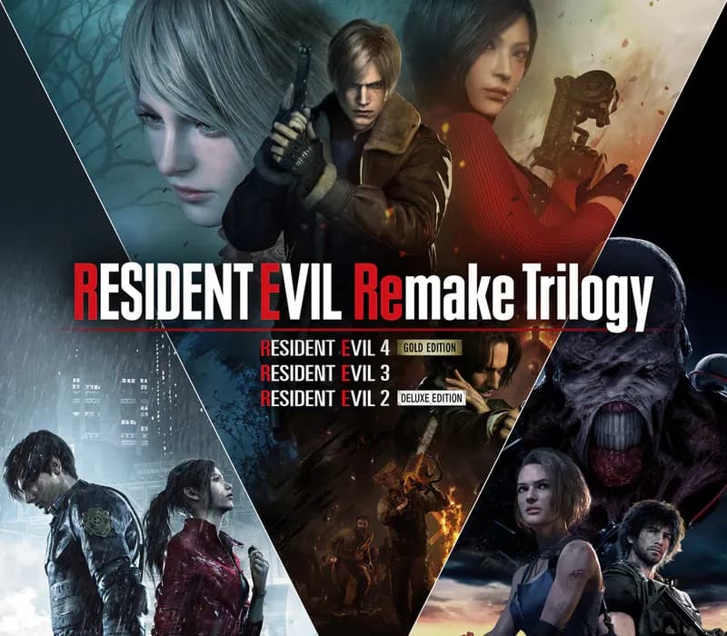 Okładka gry Resident Evil Remake Trilogy STEAM KLUCZ