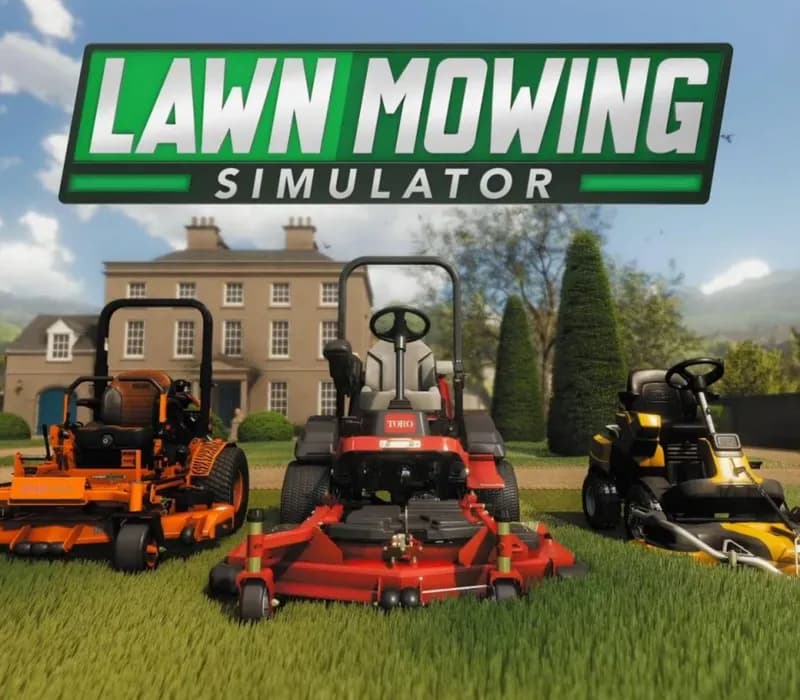 Okładka gry Lawn Mowing Simulator STEAM KLUCZ