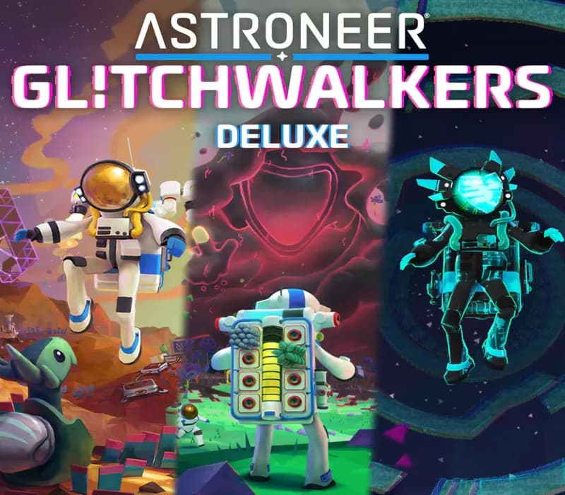 Okładka gry ASTRONEER GLITCHWALKERS DELUXE EDITION Xbox One Series X/S KOD Xbox One & Series X/S