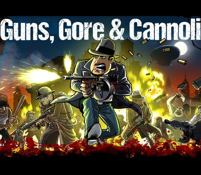 Okładka gry Guns, Gore & Cannoli STEAM KLUCZ