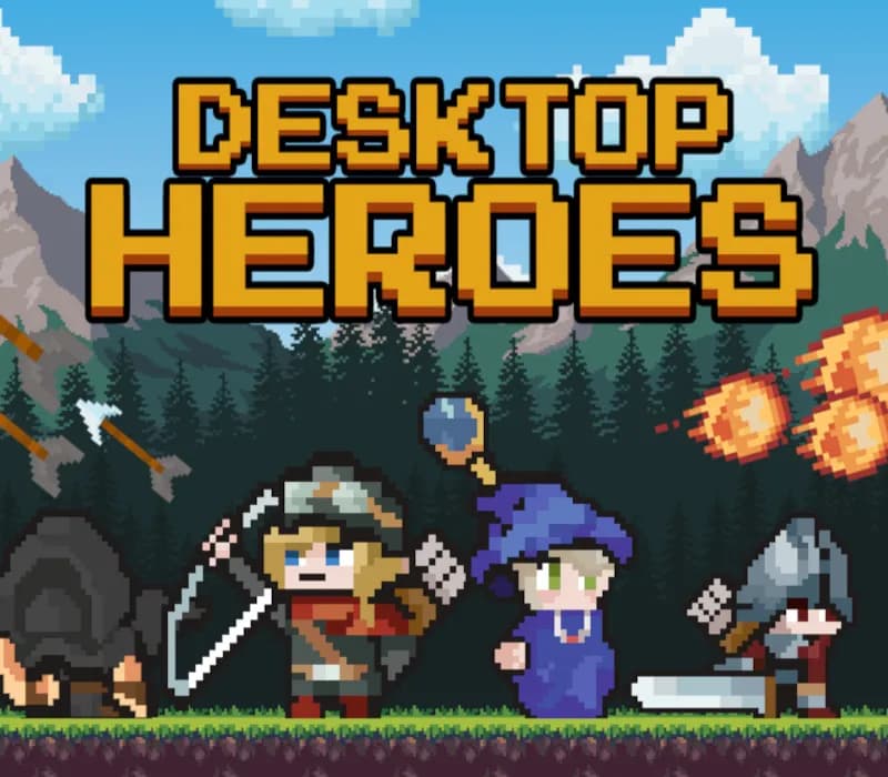 Okładka gry Desktop Heroes STEAM KLUCZ