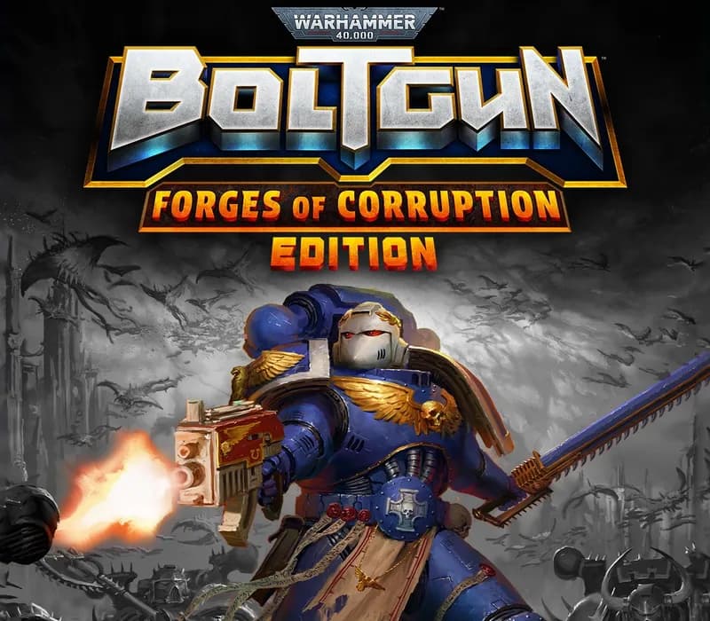 Okładka gry WARHAMMER 40,000 BOLTGUN FORGES OF CORRUPTION EDITION Steam