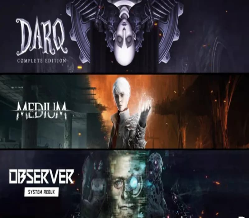 Okładka gry The Medium + Observer: System Redux + DARQ: Complete Edition - Bundle KOD Xbox Series X/S