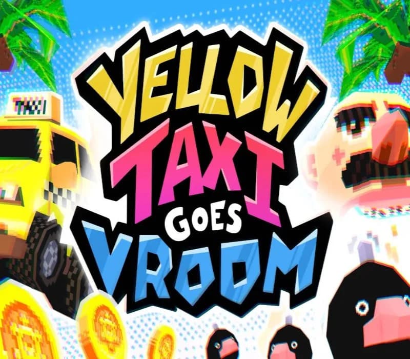 Okładka gry Yellow Taxi Goes Vroom STEAM KLUCZ