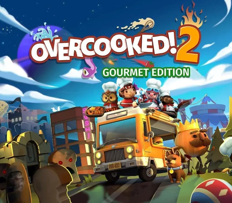 Okładka gry OVERCOOKED! 2 GOURMET EDITION Xbox One & Series X/S