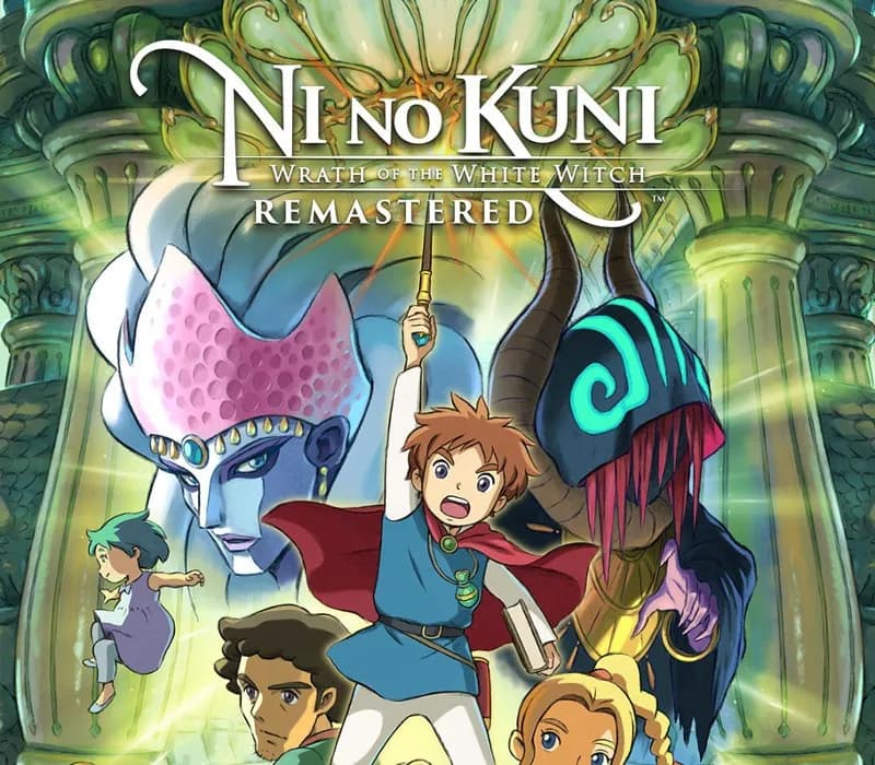 Okładka gry NI NO KUNI WRATH OF THE WHITE WITCH REMASTERED Xbox One & Series X/S