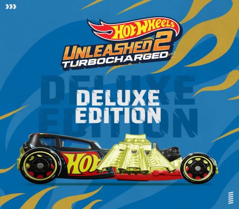Okładka gry HOT WHEELS UNLEASHED 2 TURBOCHARGED DELUXE EDITION Xbox One & Series X/S