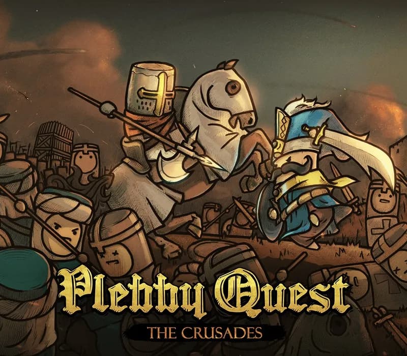 Okładka gry PLEBBY QUEST THE CRUSADES Steam