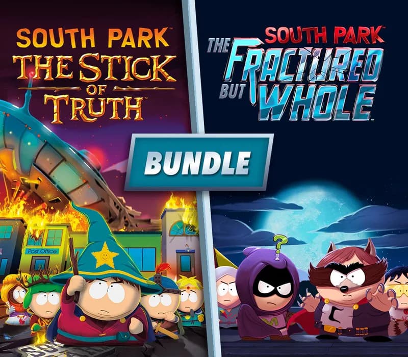Okładka gry SOUTH PARK: THE STICK OF TRUTH + THE FRACTURED BUT WHOLE BUNDLE Xbox One & Series X/S