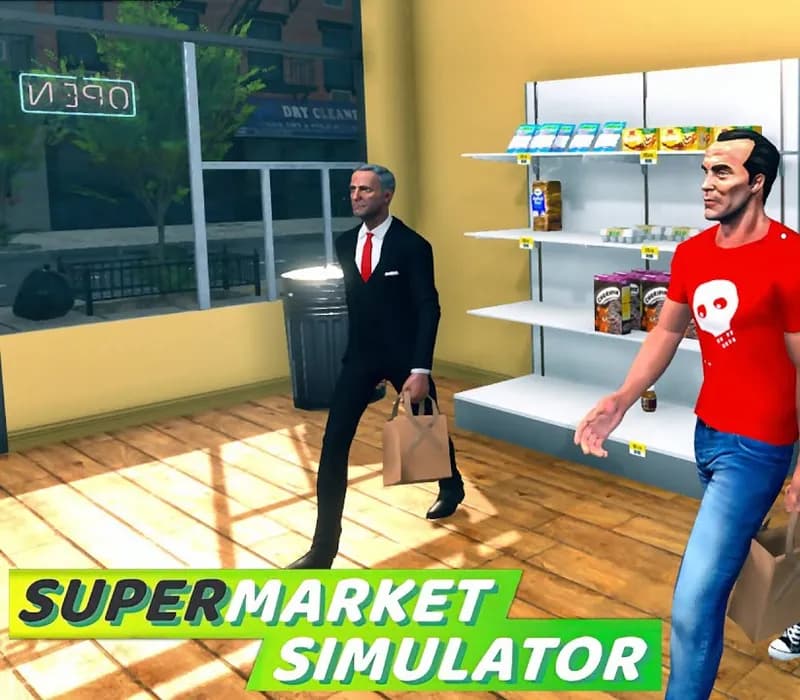 Okładka gry Supermarket Simulator STEAM KLUCZ