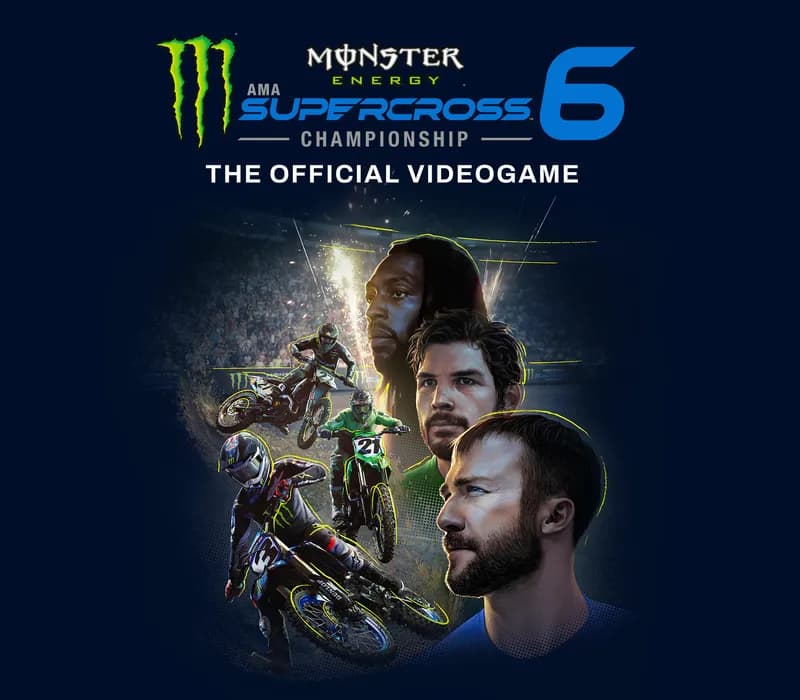 Okładka gry MONSTER ENERGY SUPERCROSS 6 - THE OFFICIAL VIDEOGAME Xbox One & Series X/S