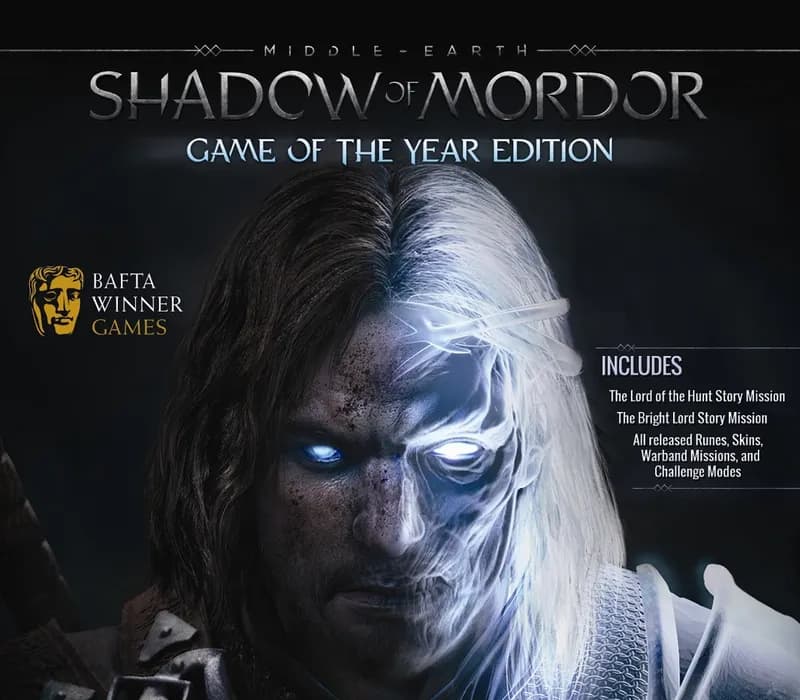 Okładka gry ŚRÓDZIEMIE CIEŃ MORDORU EDYCJA GRY ROKU GOTY Xbox One & Series X/S