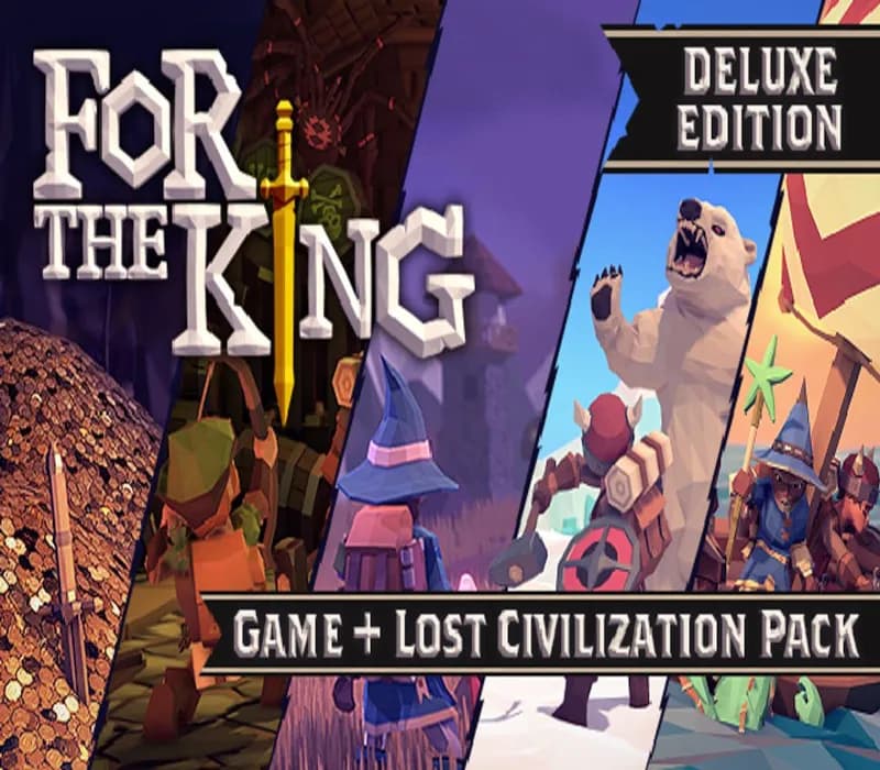 Okładka gry For The King Deluxe Edition STEAM KLUCZ