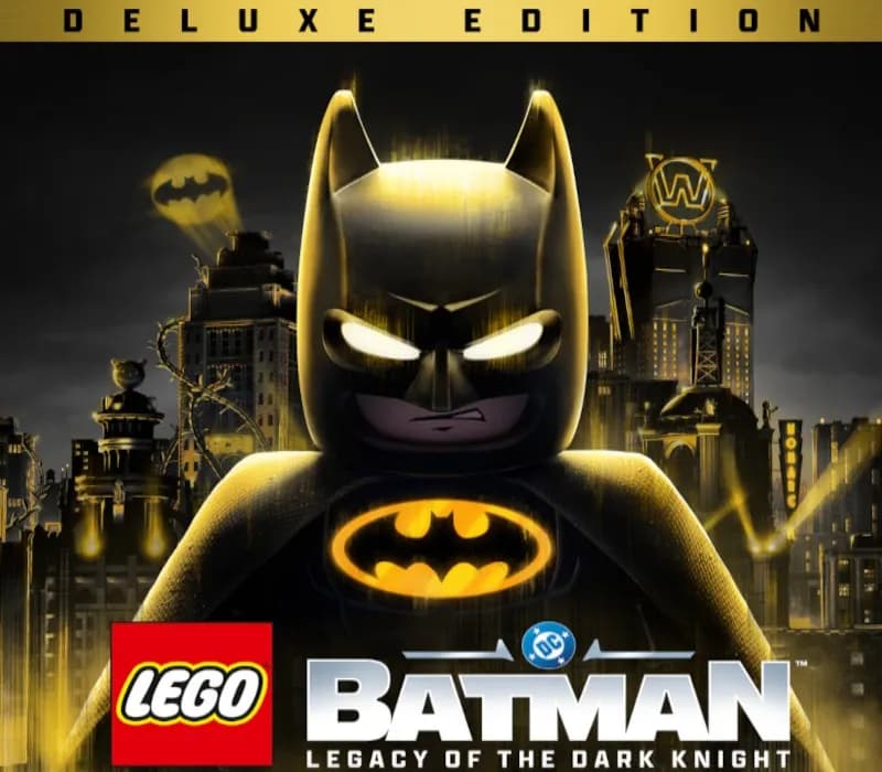 Okładka gry LEGO Batman: Legacy of the Dark Knight Deluxe Edition