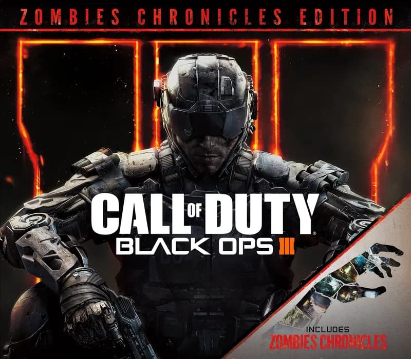 Okładka gry CALL OF DUTY: BLACK OPS III ZOMBIES CHRONICLES Xbox One & Series X/S