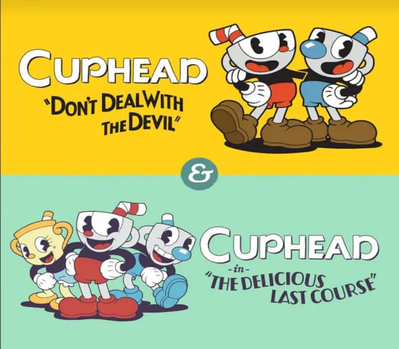 Okładka gry CUPHEAD & THE DELICIOUS LAST COURSE BUNDLE Xbox One & Series X/S