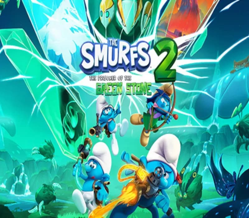 Okładka gry SMERFY 2 WIĘZIEŃ ZIELONEGO KAMIENIA Steam