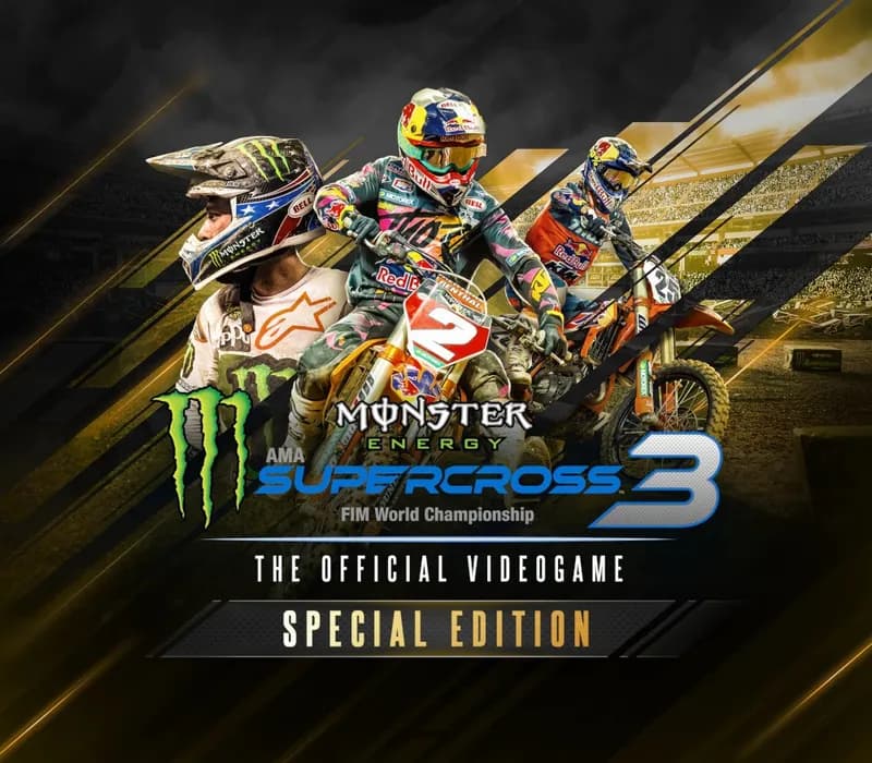 Okładka gry MONSTER ENERGY SUPERCROSS - THE OFFICIAL VIDEOGAME 3 Xbox One & Series X/S