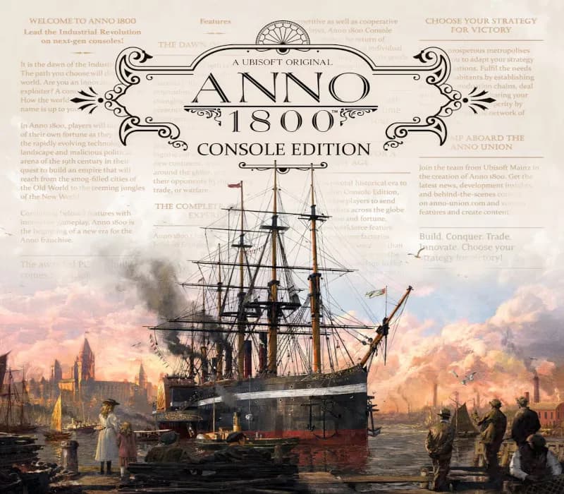 Okładka gry ANNO 1800 CONSOLE EDITION Xbox Series X/S