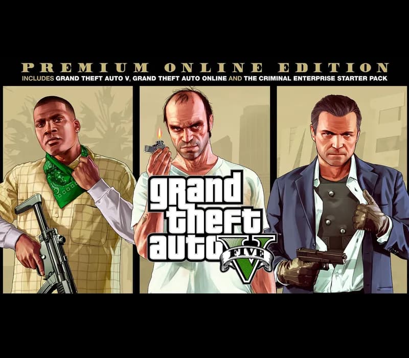 Okładka gry GRAND THEFT AUTO V: ONLINE Premium Edition Xbox One & Series X/S